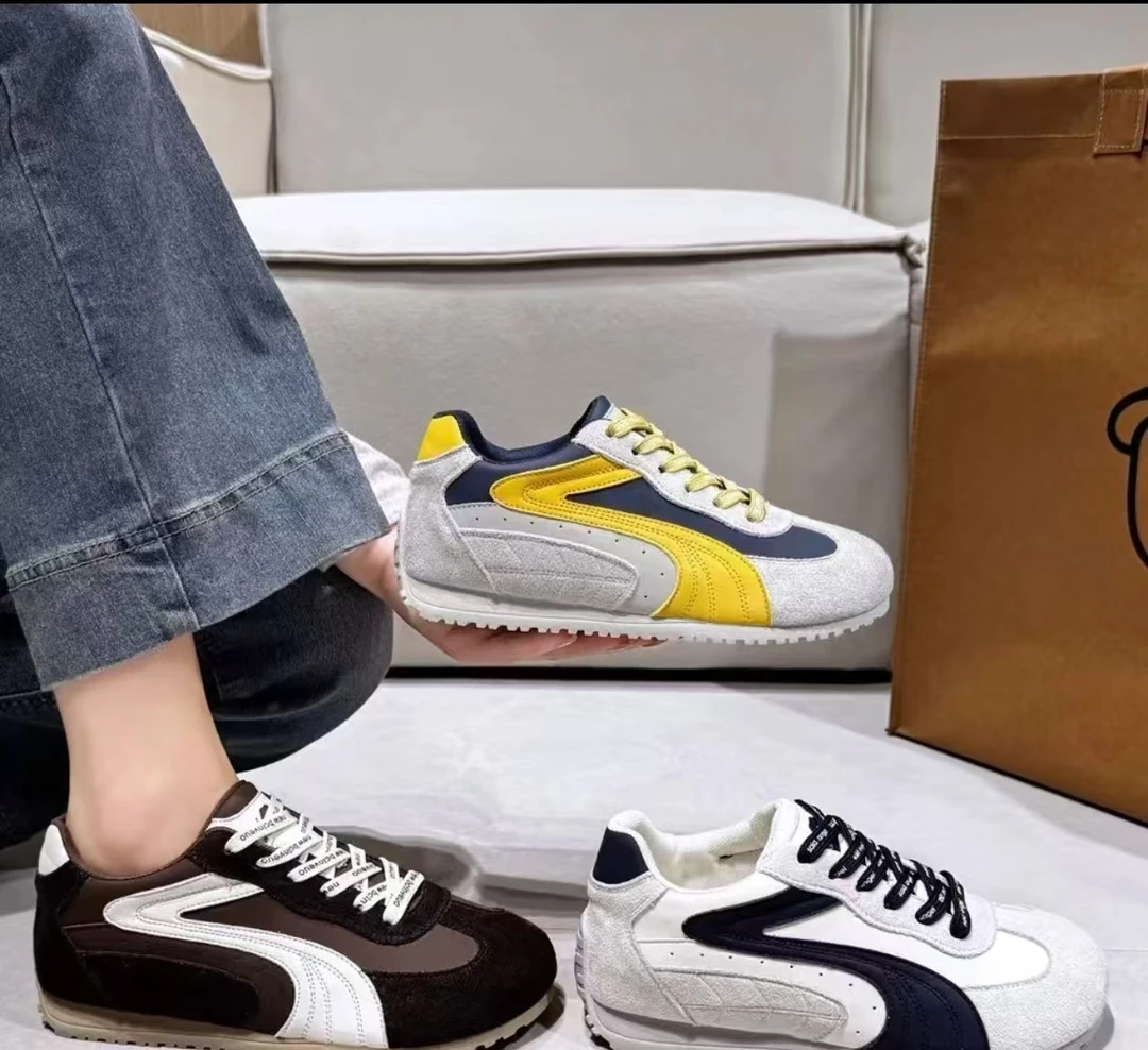 006新款复古德训休闲百搭运动阿甘鞋