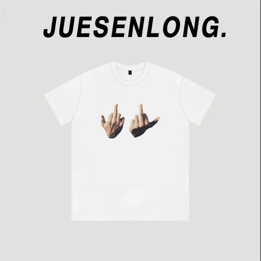 款162-设计感小众宽松港味时尚多巴胺穿搭短袖t恤