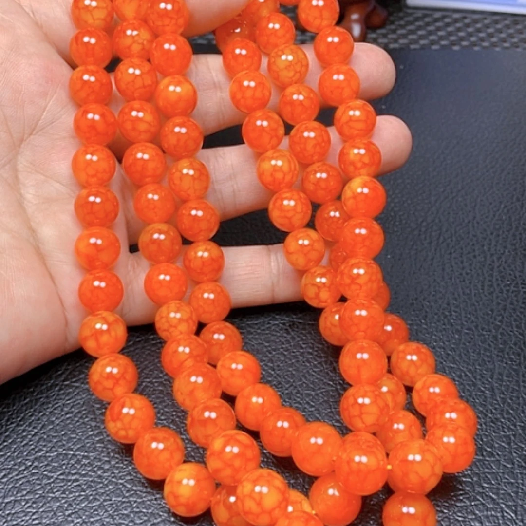 【闪购商品】未镶嵌颈饰玛瑙/玉髓灵血玉108