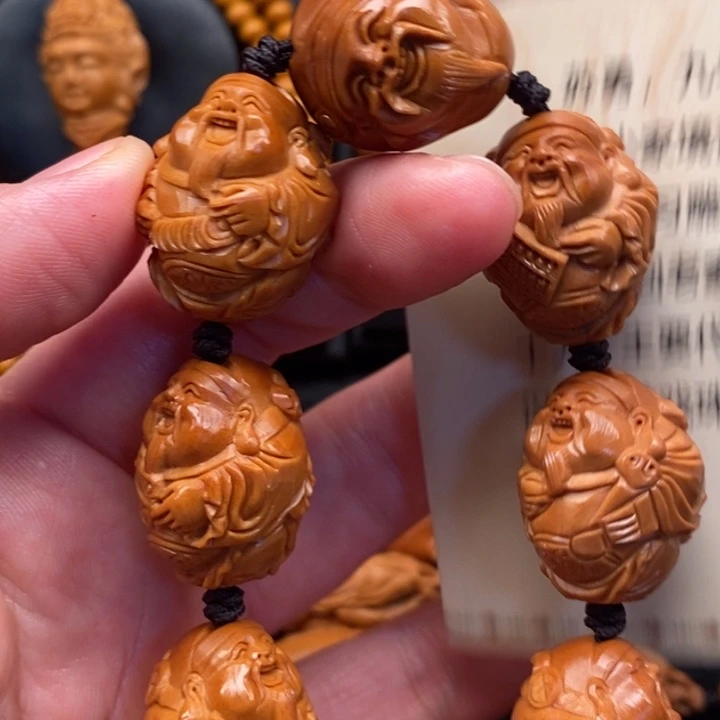 手串/手链橄榄核八方来财