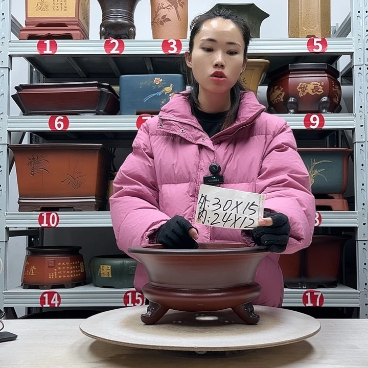 紫砂花盆紫砂花盆