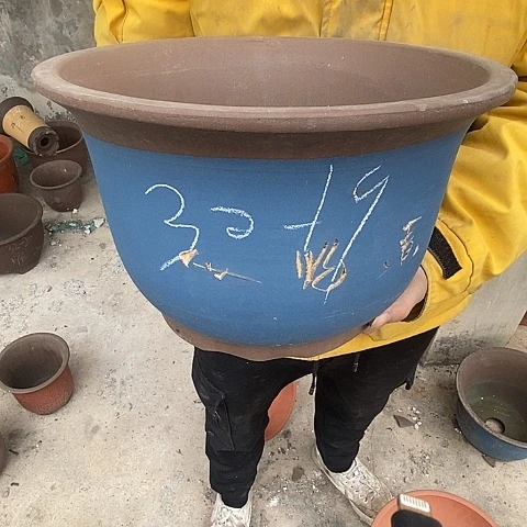 紫砂中国宜兴紫砂花盆