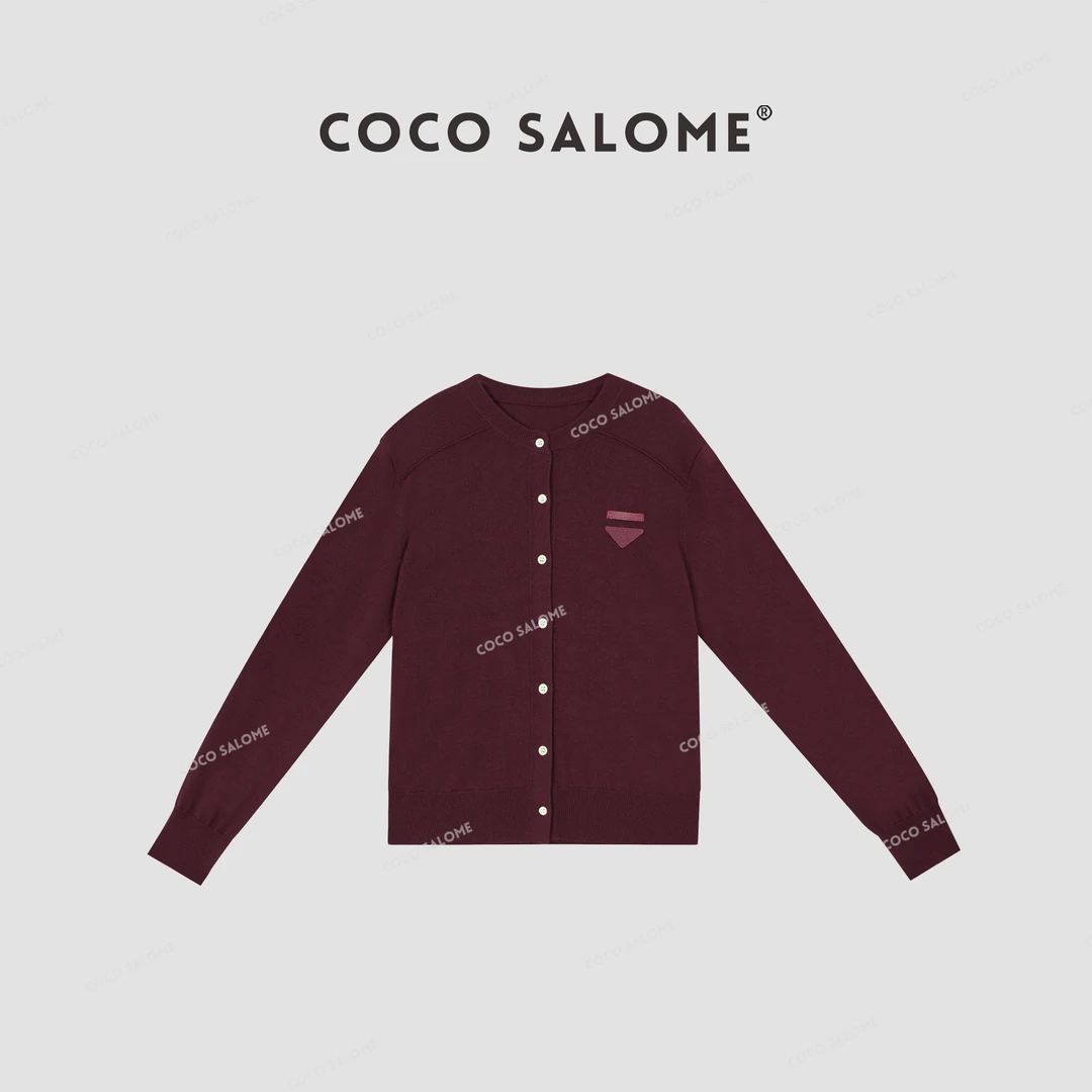 韩彬彬CS"软绵绵"秋季绵羊毛气质女款长袖开衫服饰0104-(14)