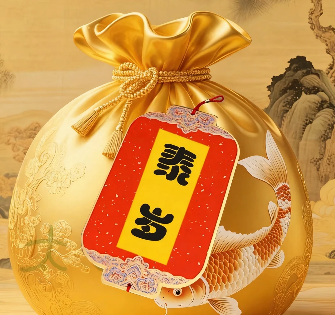 1号太虽【师傅推荐】生肖贴纸福卡