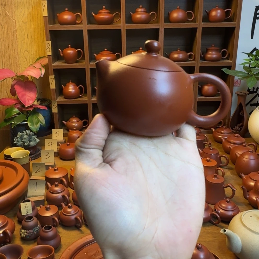 紫砂茶壶潮州朱泥壶西施壶