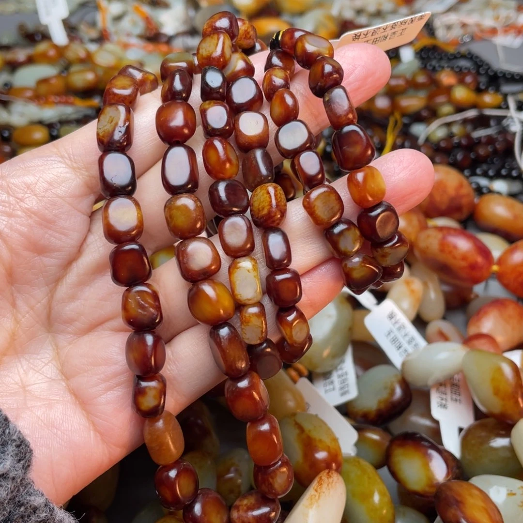 和田玉手链未镶嵌开**博