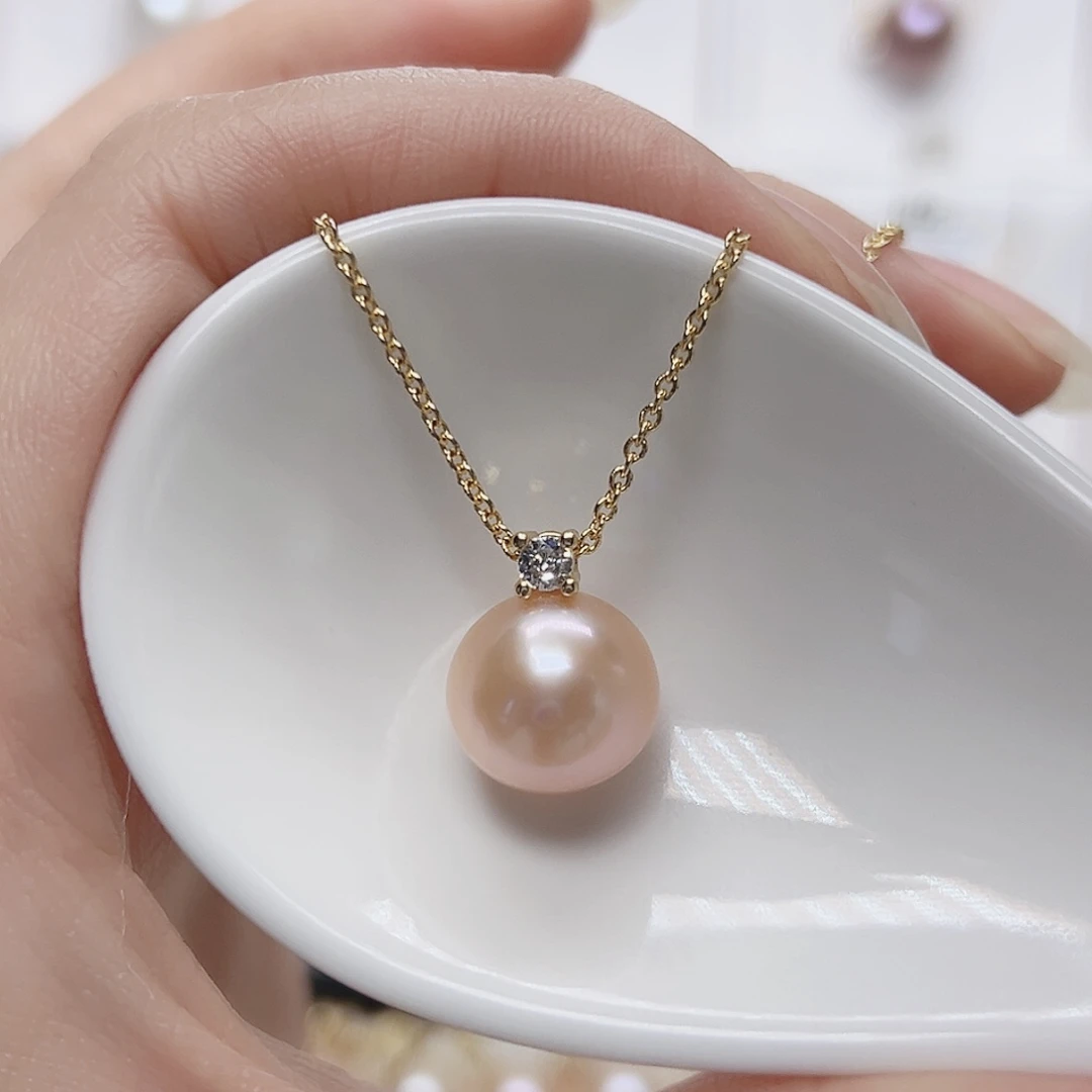 未镶嵌淡水珍珠吊坠(赠链)