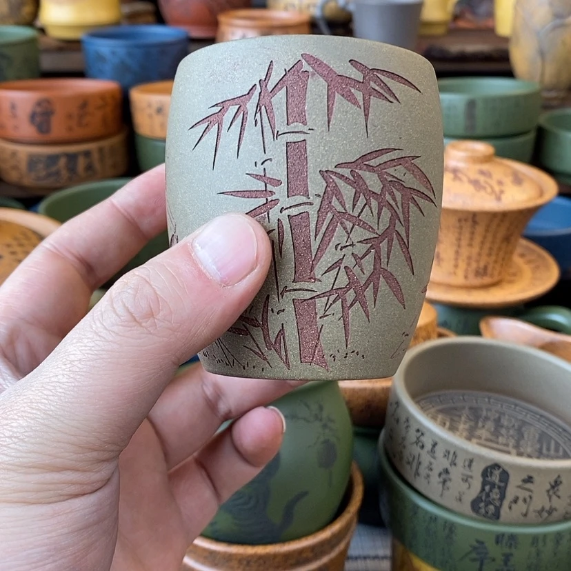 【闪购商品】紫砂杯子宜兴全手工紫砂杯