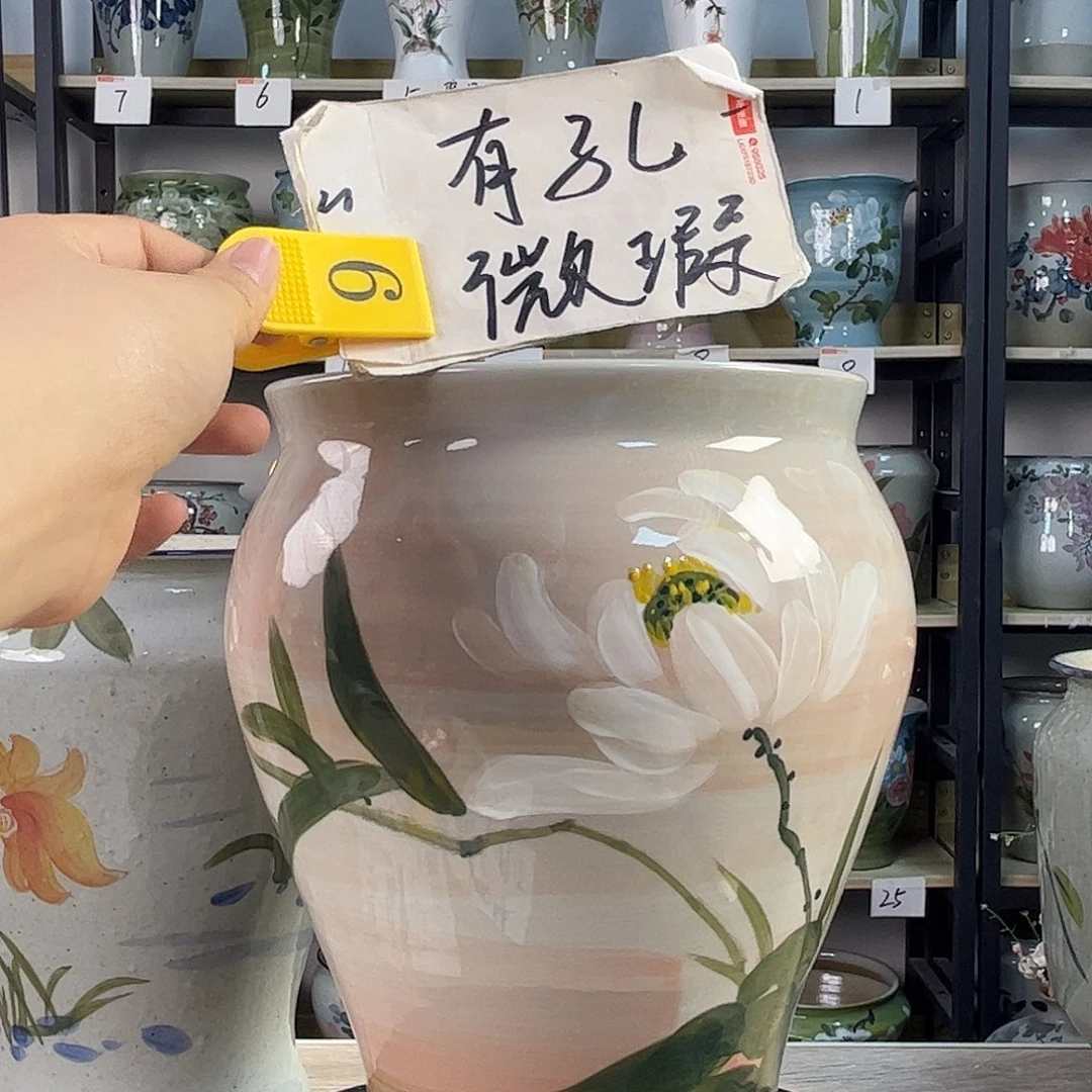 罐1tc景德镇陶瓷花盆