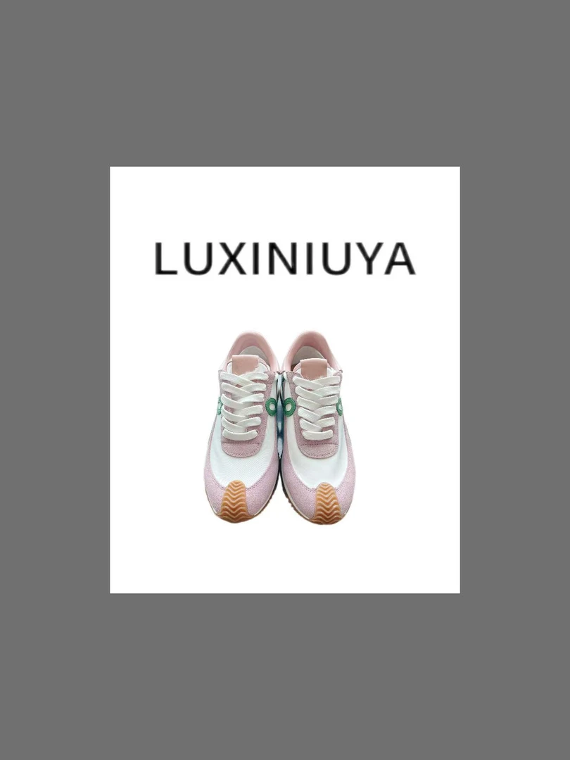 【LUXINIUYA】25年新款真皮休闲厚底增高德训鞋#DD126