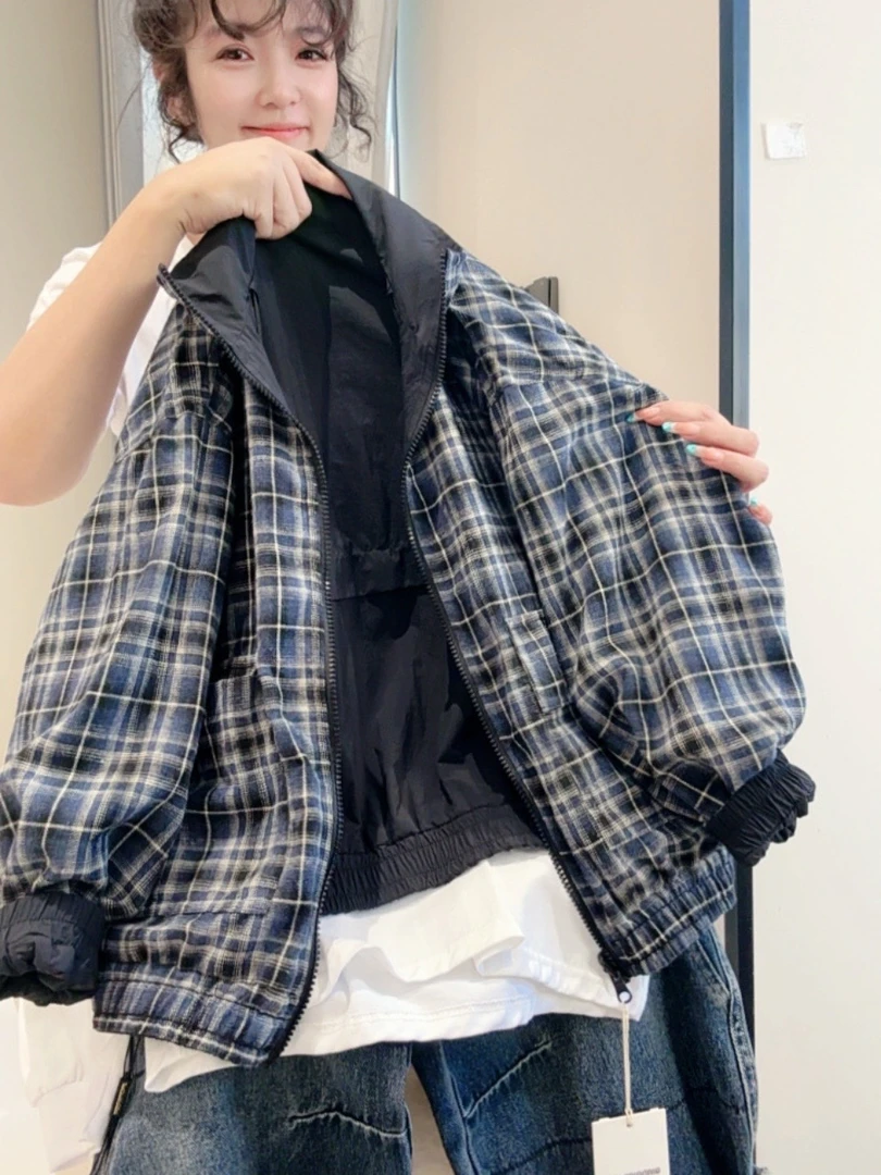 儿童秋季新款双面夹克洋气时尚百搭中大童