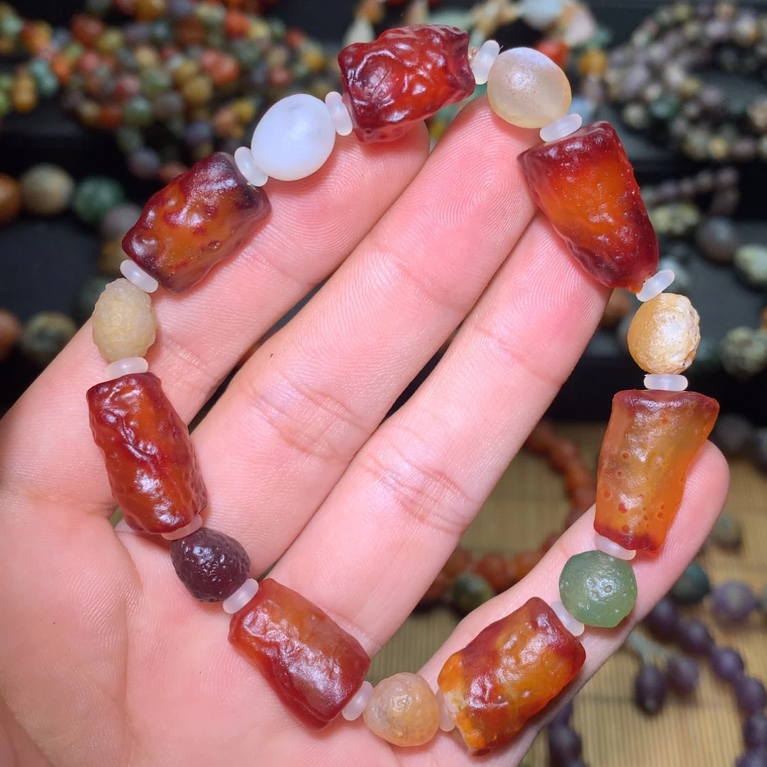 玛瑙/玉髓未镶嵌手链