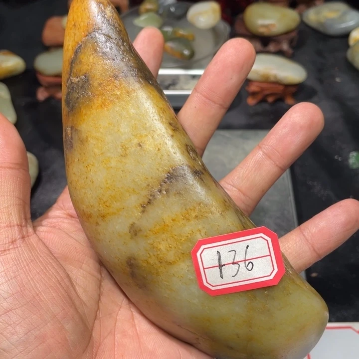 颈饰未镶嵌和田玉海*面136