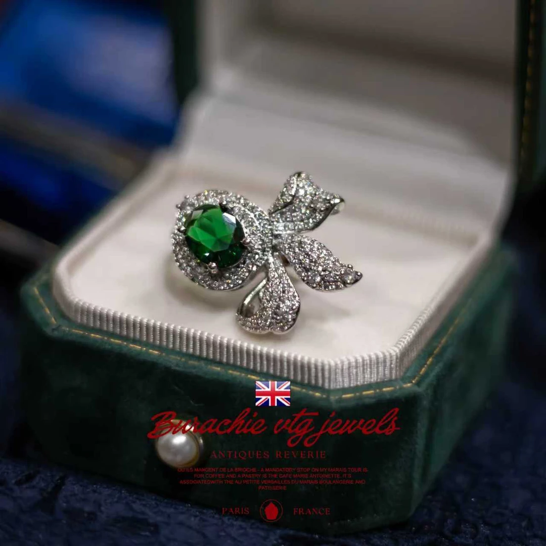 铜合金仿水晶戒指 【4279】周年珍藏英｜经典原标克拉款CrownFrett