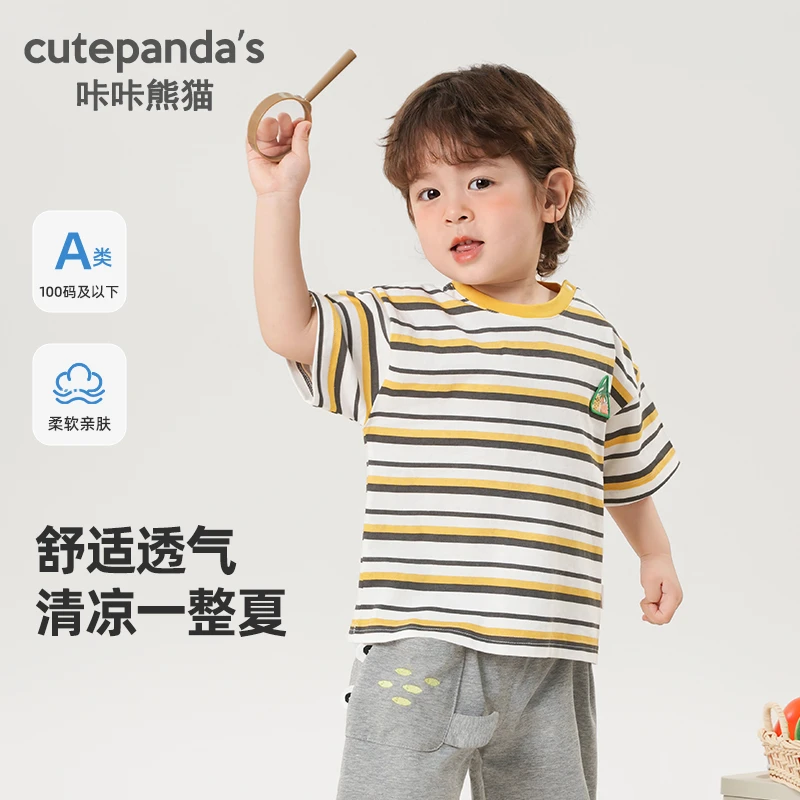 婴儿衣服休闲短袖T恤夏装男童女童宝宝儿童小童夏季半袖上衣Y9468