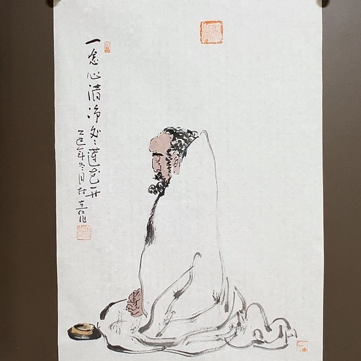 国画林立仁     手绘原创