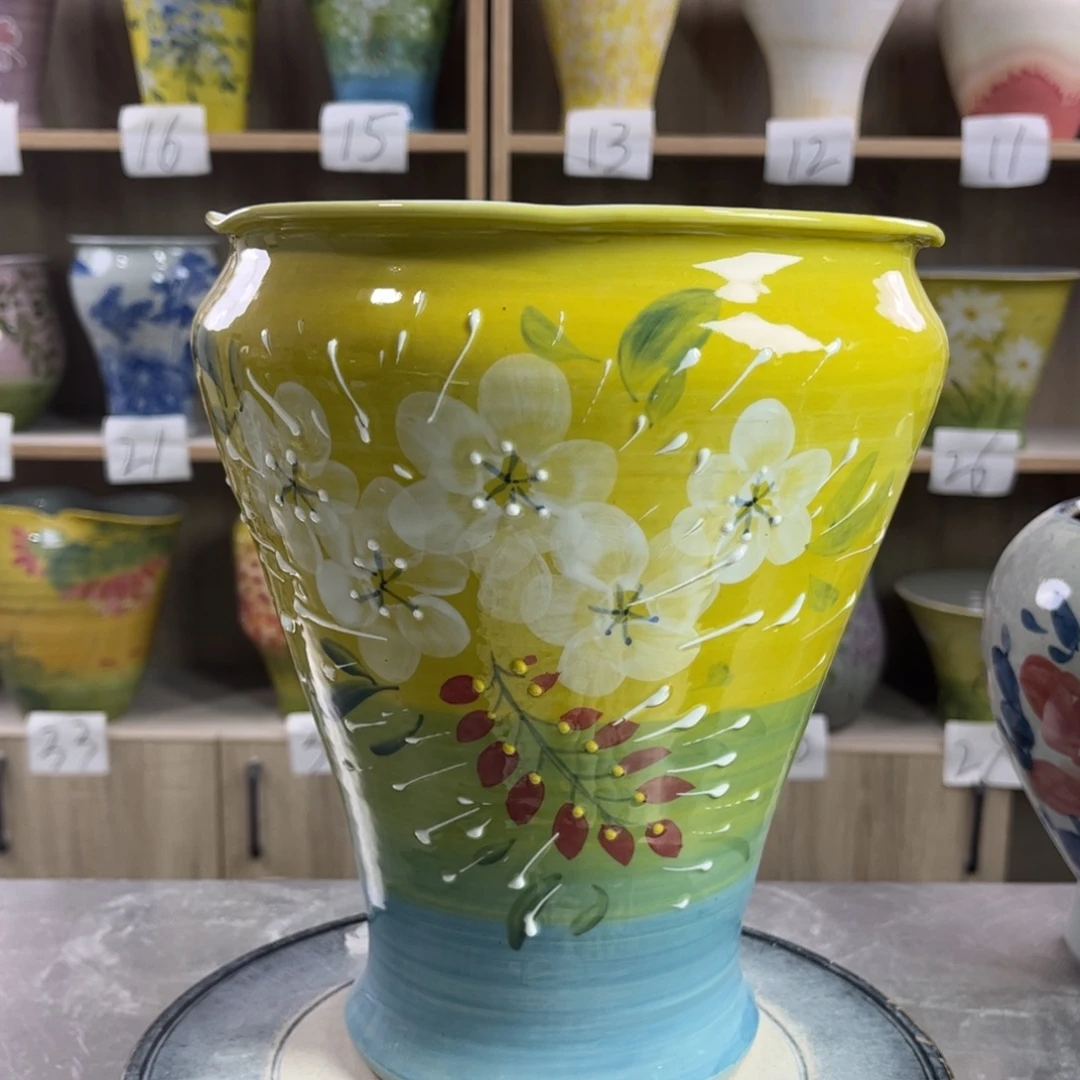 景德镇陶瓷花盆花盆