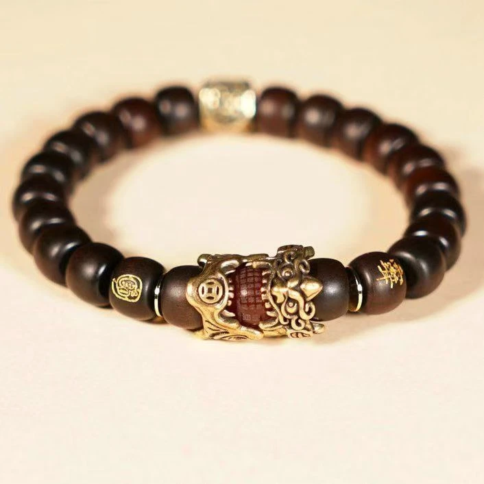 天然雷击枣手串玉化料念珠手持木珠纯手工一体雕刻制作