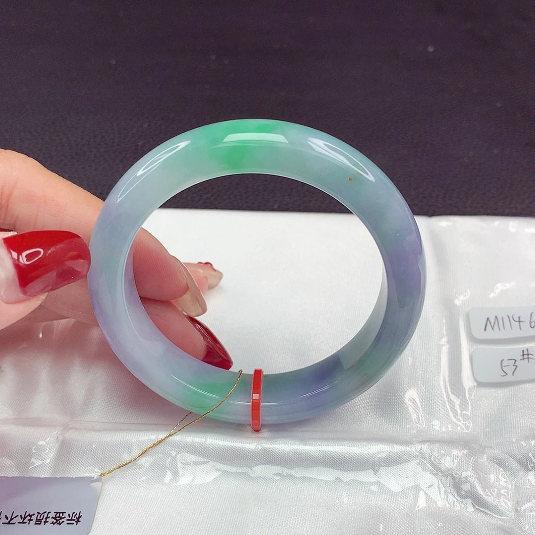 未镶嵌手镯翡翠53圈664