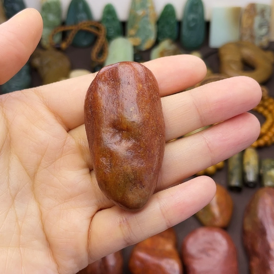 岫岩河磨玉（透闪石质玉）未镶嵌颈饰