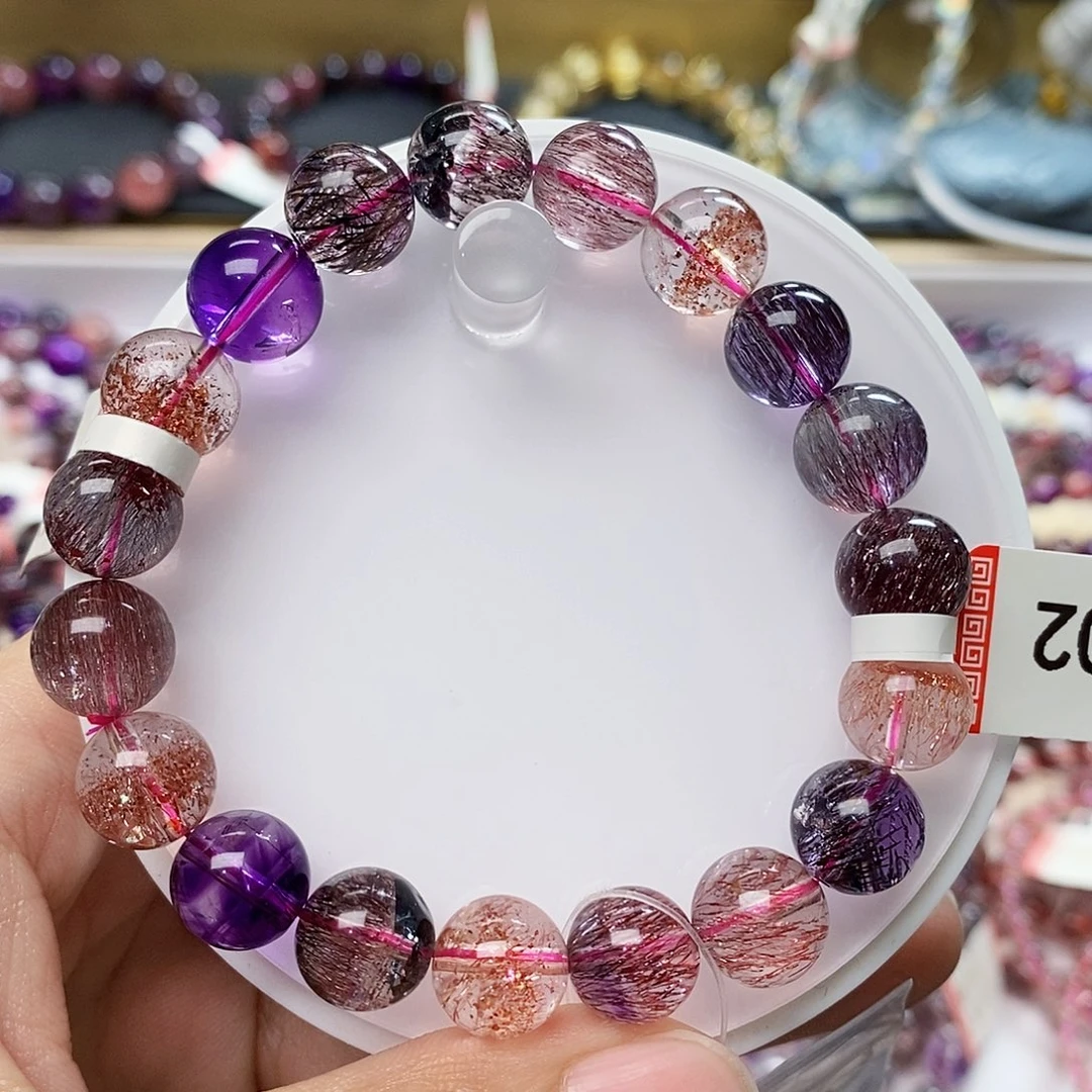 未镶嵌手链水晶全净体高货超七10m+ K602