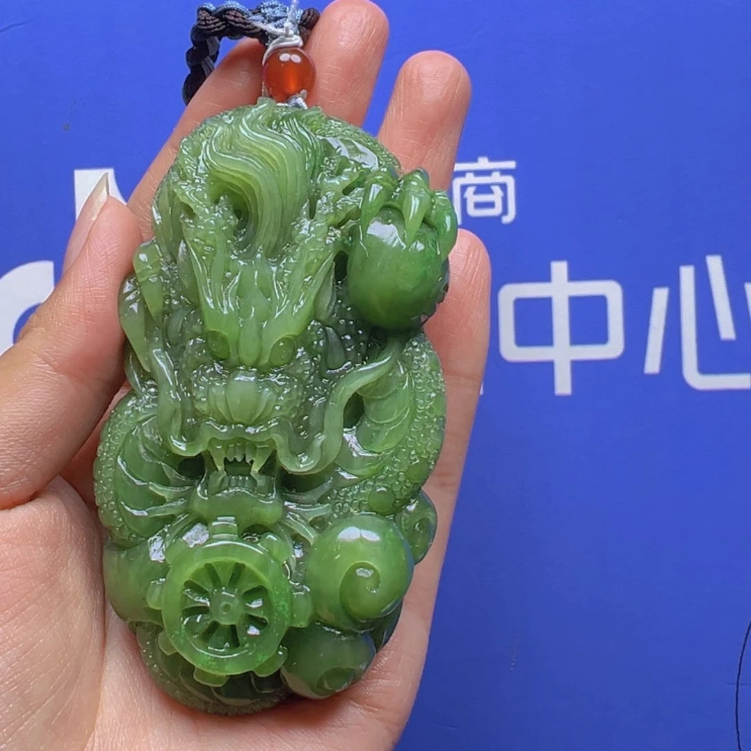 和田玉未镶嵌挂件鹰**界