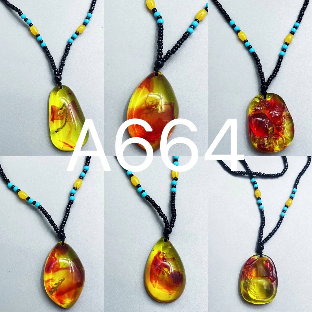 A664项链（款式随机发货）炫彩葫芦造型时尚轻奢