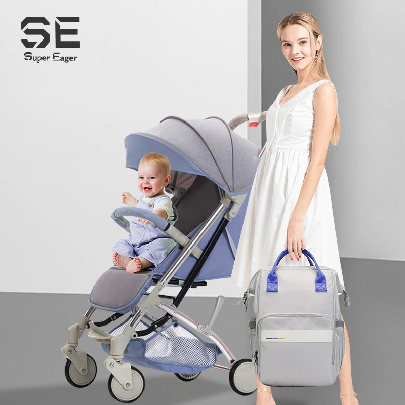 【SE】多功能轻便百搭大容量溜娃手提单肩斜挎母婴包妈咪包001