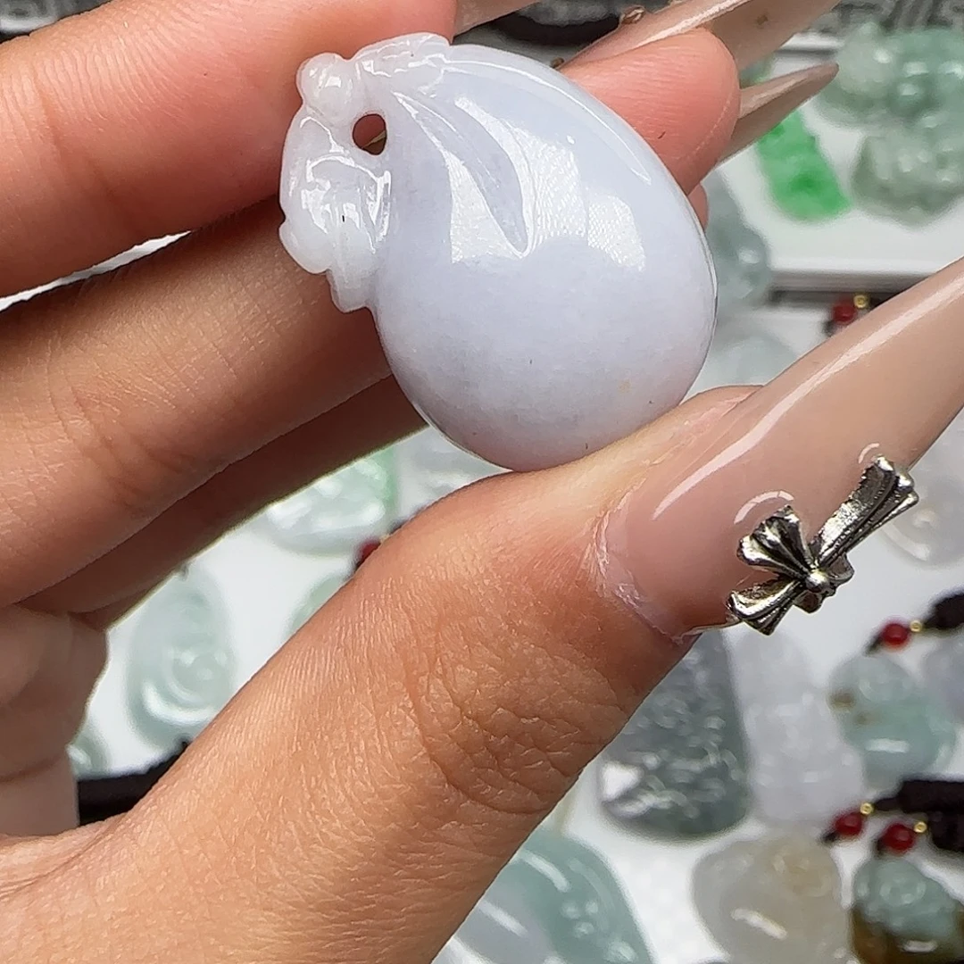 翡翠未镶嵌颈饰35