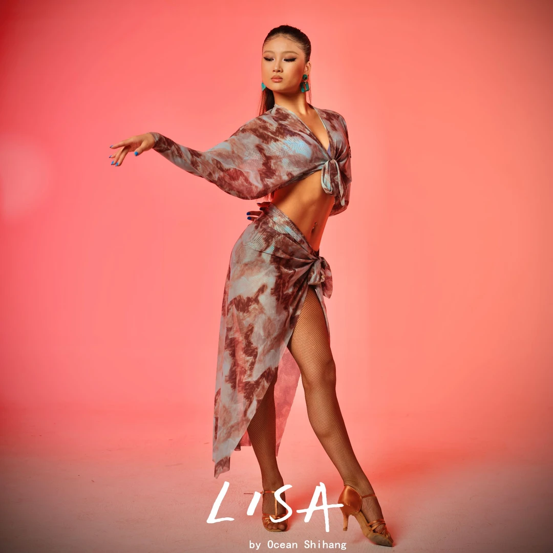 LISA高级定制 上衣 拉丁舞 国标舞 体育舞蹈 摩登舞