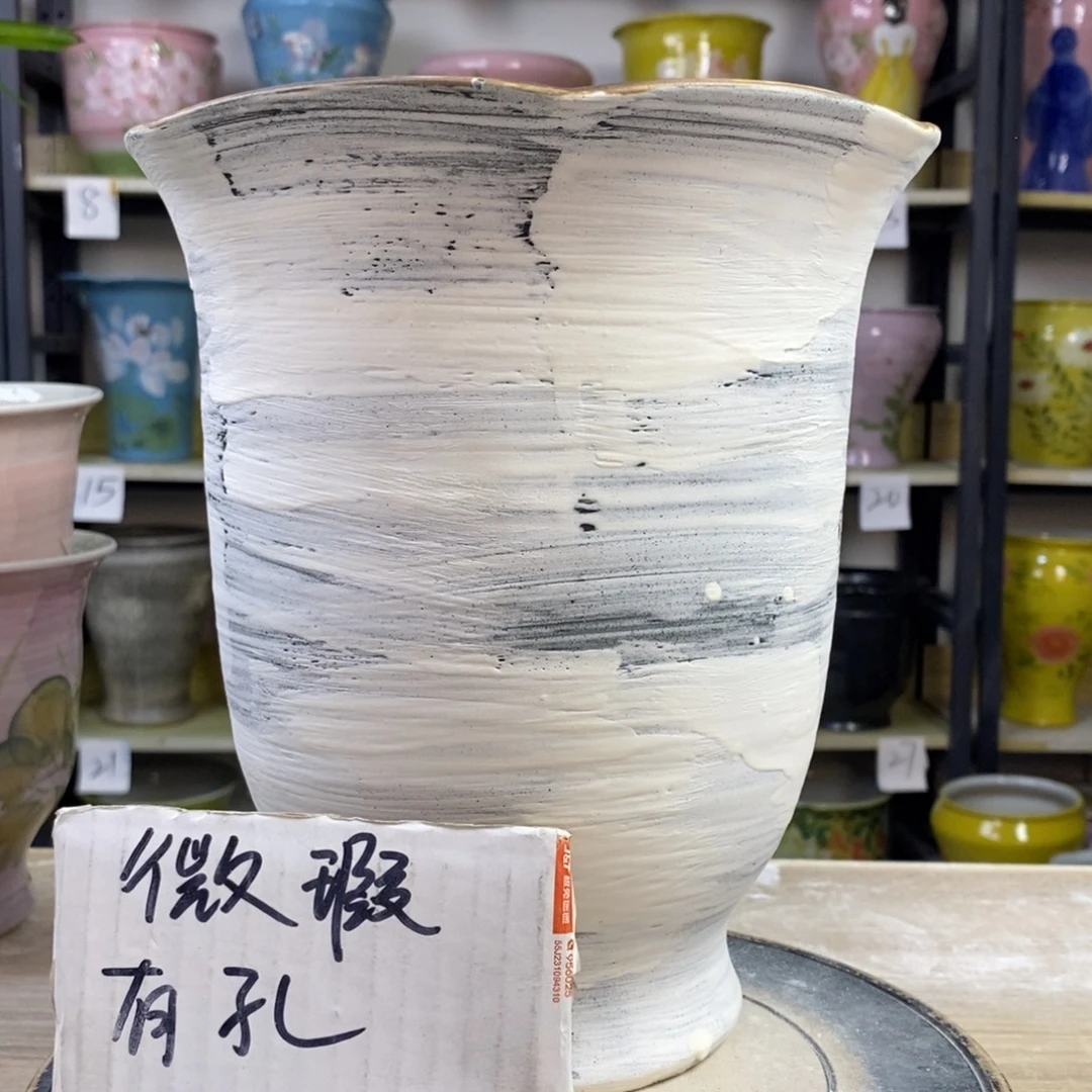 景德镇手工手绘陶瓷花盆