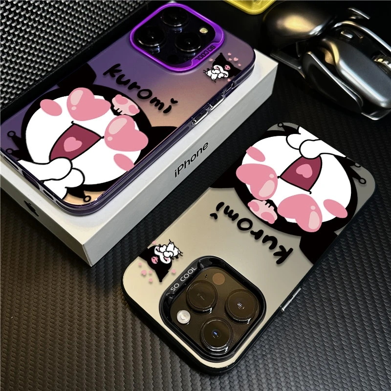 库洛米适用苹果16promax手机壳iPhone15创意14保护套17新款12卡通