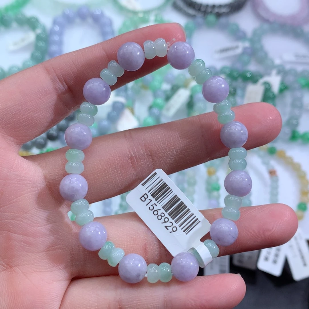 翡翠手链未镶嵌天然