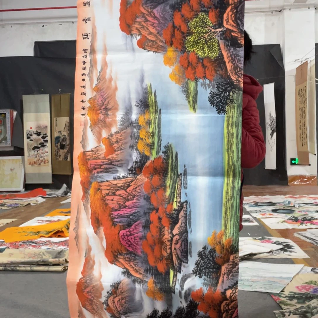 国画国画作品画心一张