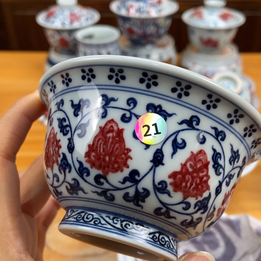 手绘现代茶具非古董