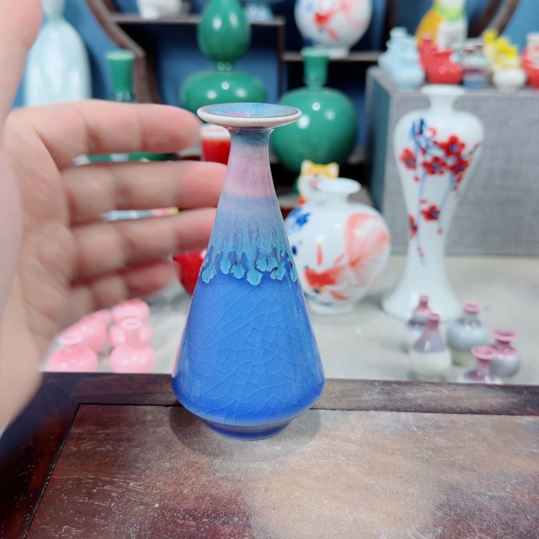 陶瓷手工小花器摆件