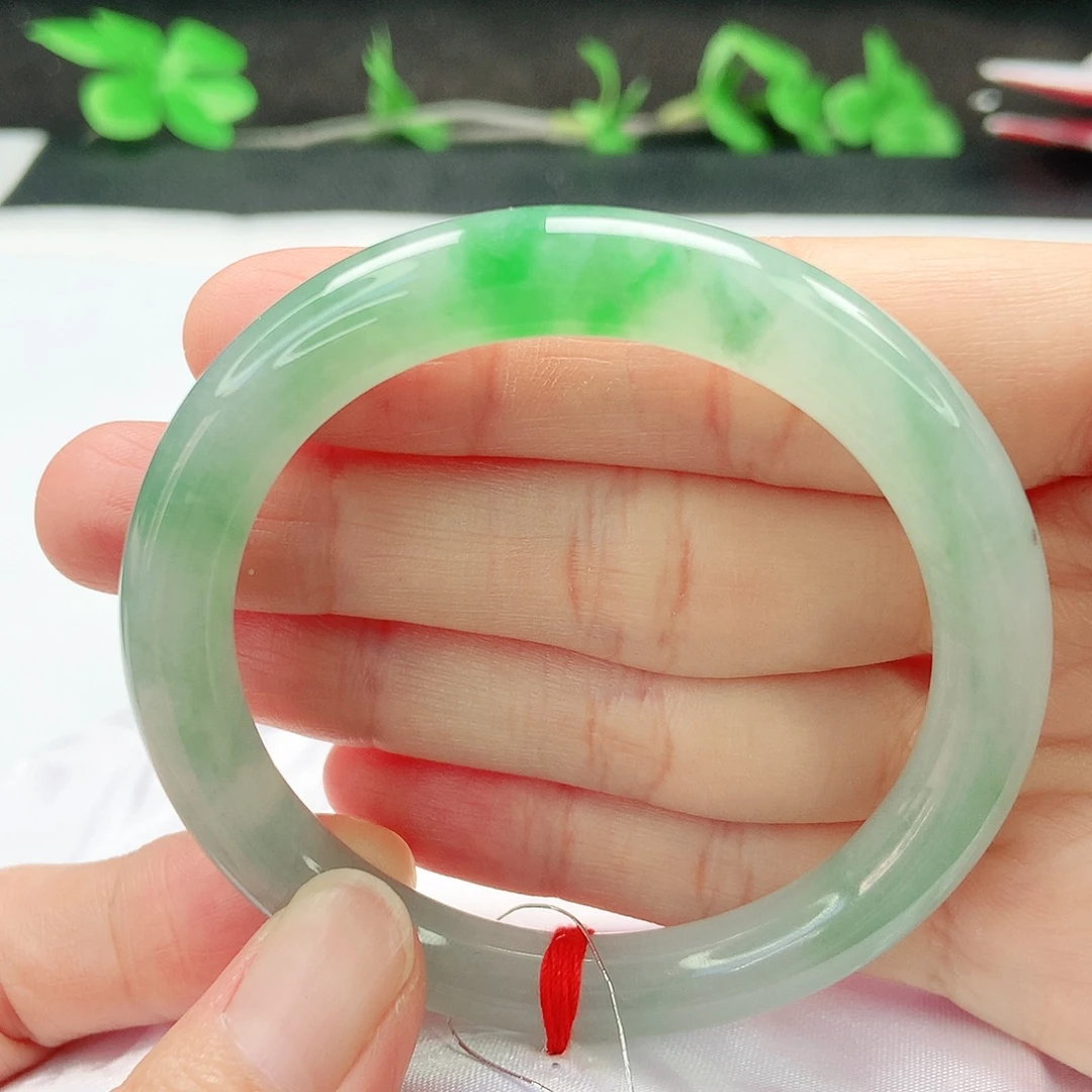 未镶嵌手镯（圆镯）翡翠53圆