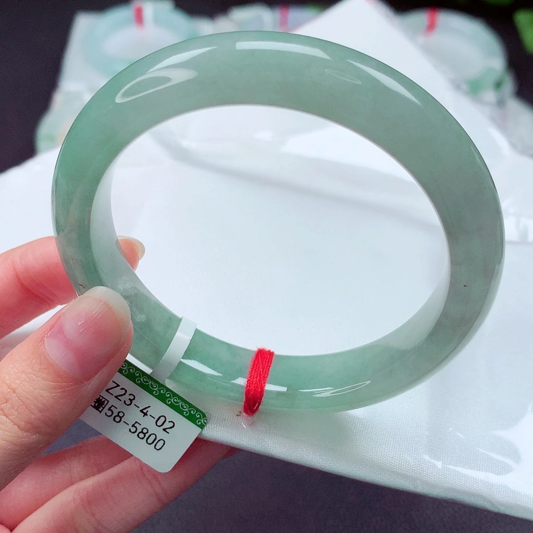 翡翠未镶嵌手镯缅甸天然a货翡翠手镯