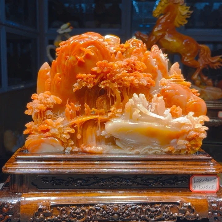 陈***心寿山石寿山石雕刻艺术品