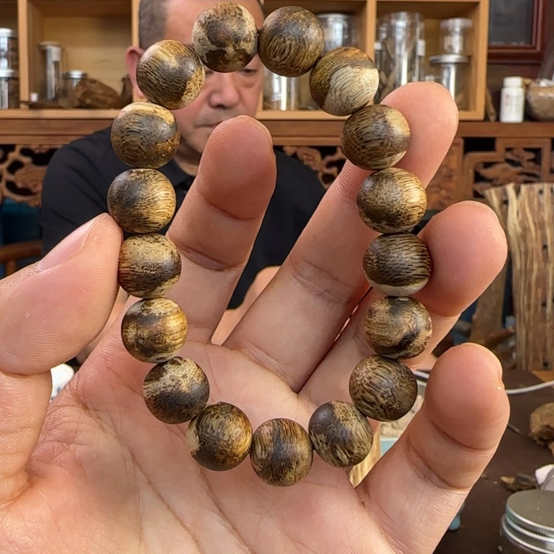 手串沉香奇楠花奇楠油勺子1.2，11克多