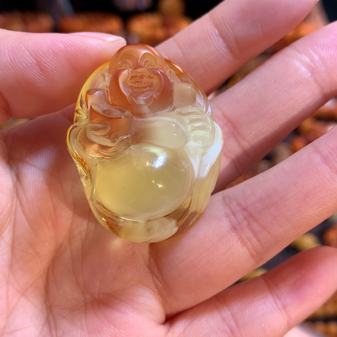 蜜蜡未镶嵌吊坠(不含链)