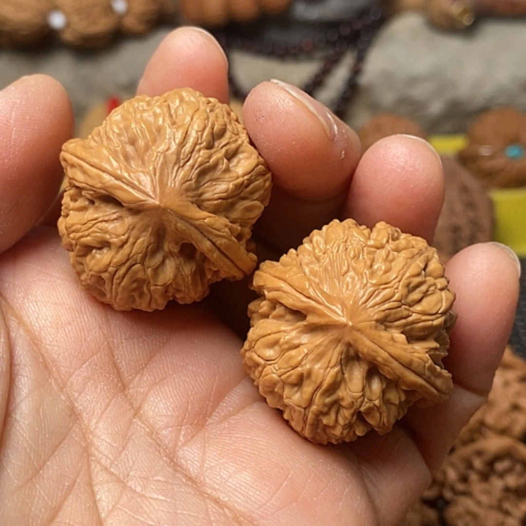 【闪购商品】把件文玩核桃野生龙胆狮子头