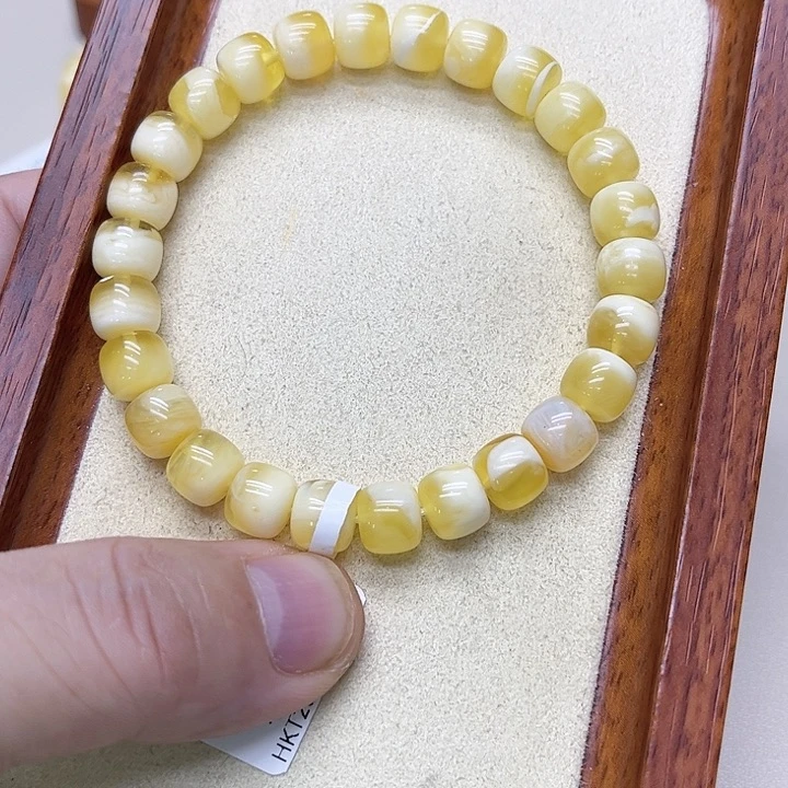 蜜蜡未镶嵌手链蜜蜡手串