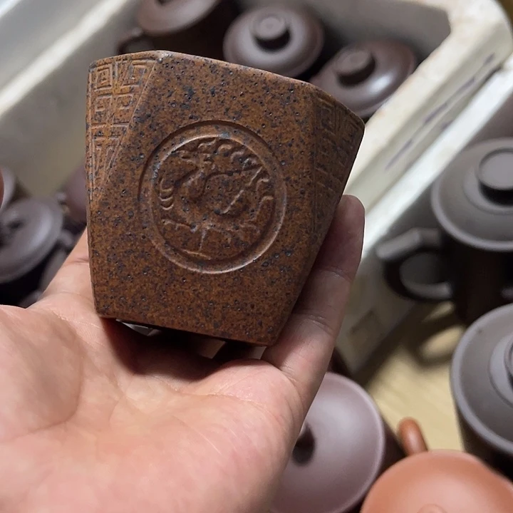 茶杯紫砂微瑕宜兴紫砂