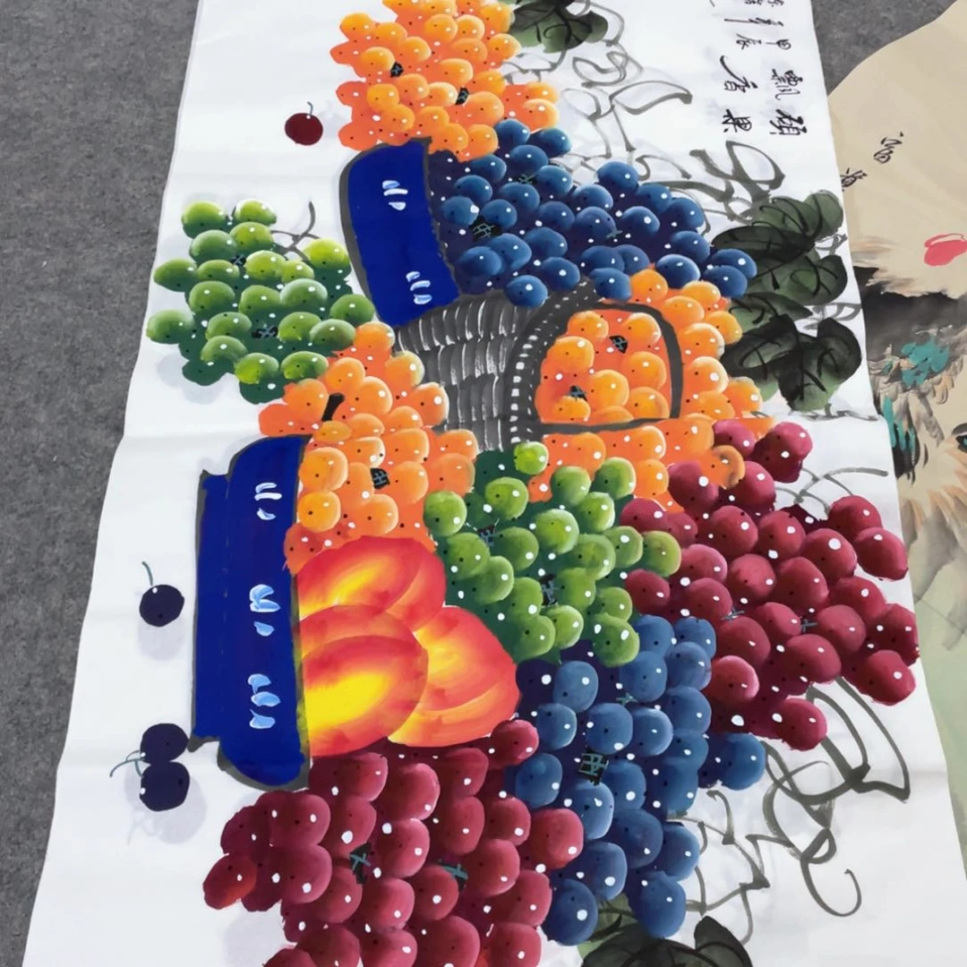 国画国画作品画心一张