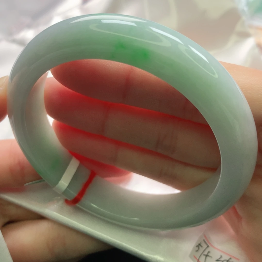 翡翠未镶嵌手镯缅甸5758