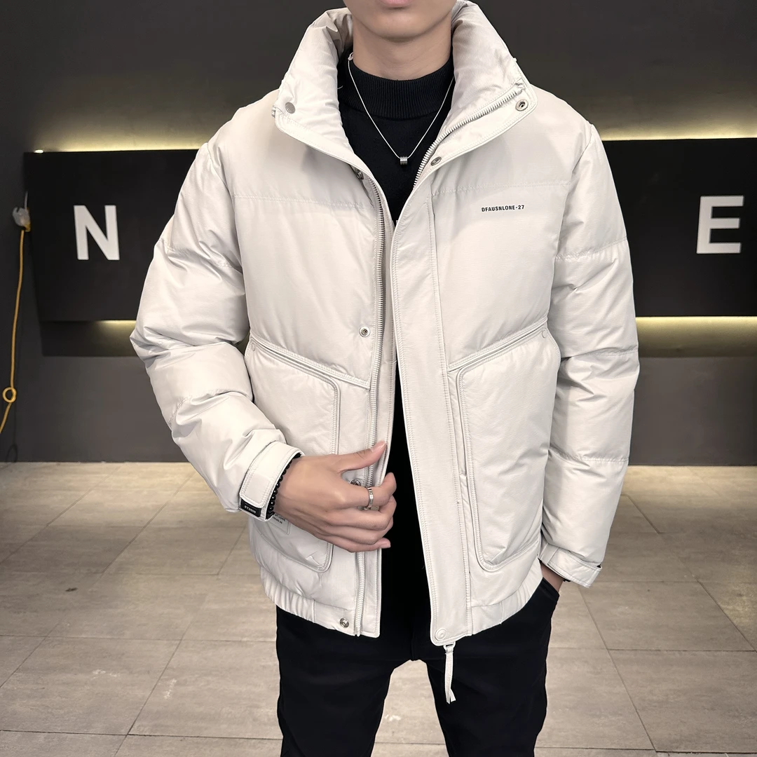 2025冬季新款加厚立领棉服外套加厚保暖防寒羽服男士短款情侣621
