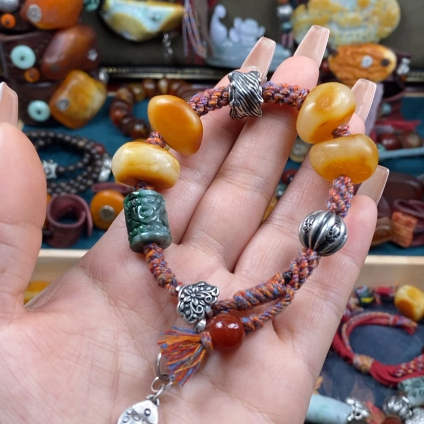 【闪购商品】蜜蜡手链未镶嵌手链