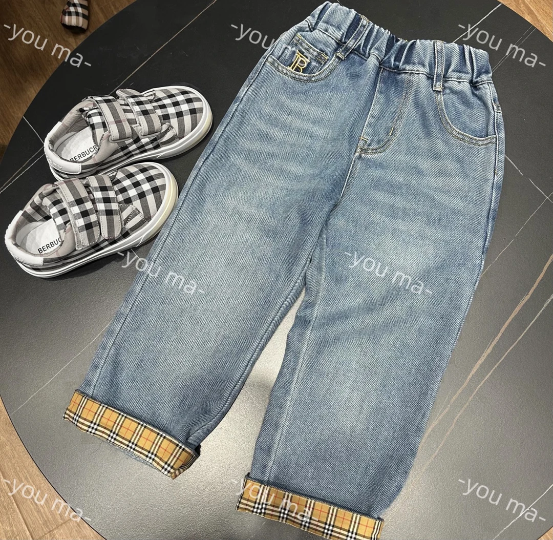 66161新款春秋季儿童直筒牛仔裤时尚潮流