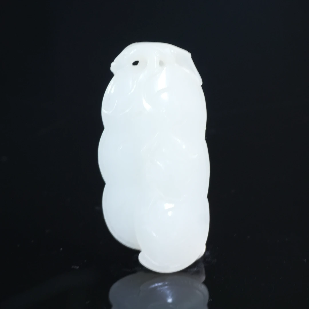 清代玉豆角佩212091*古玉*传承